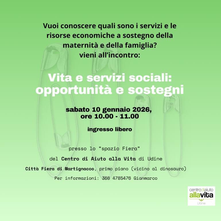 Vita e servizi sociali: opportunità e sostegni